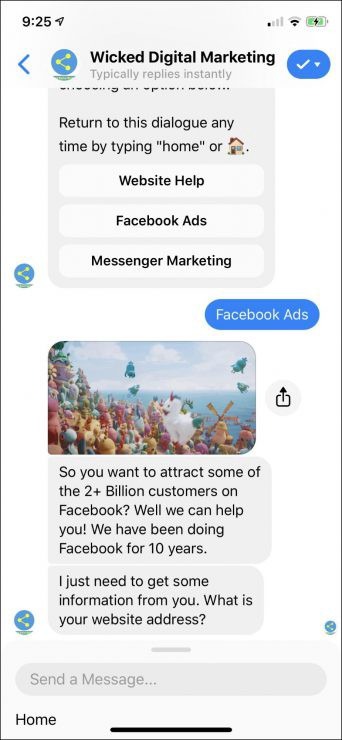 Chatbot marketing para agencias de marketing