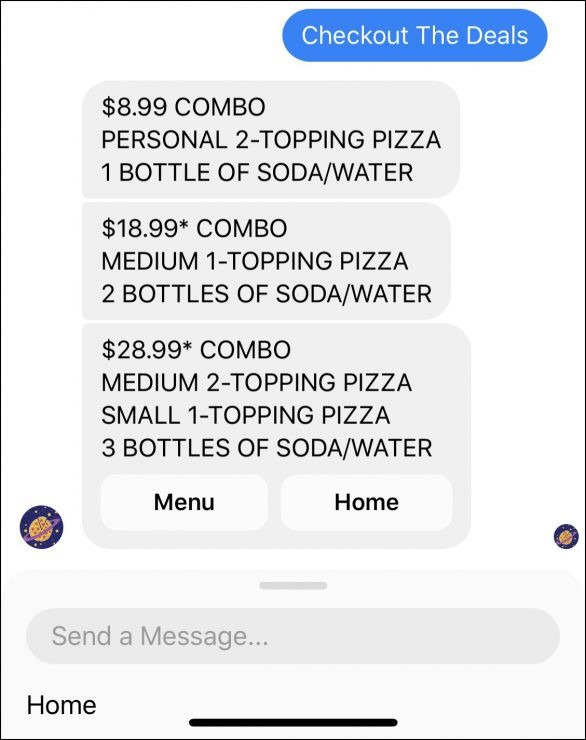 Chatbot marketing para restaurantes