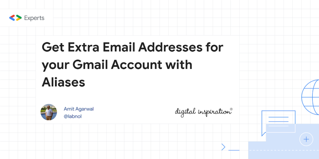 Obtenga direcciones de correo electrónico adicionales para su cuenta de Gmail con alias
